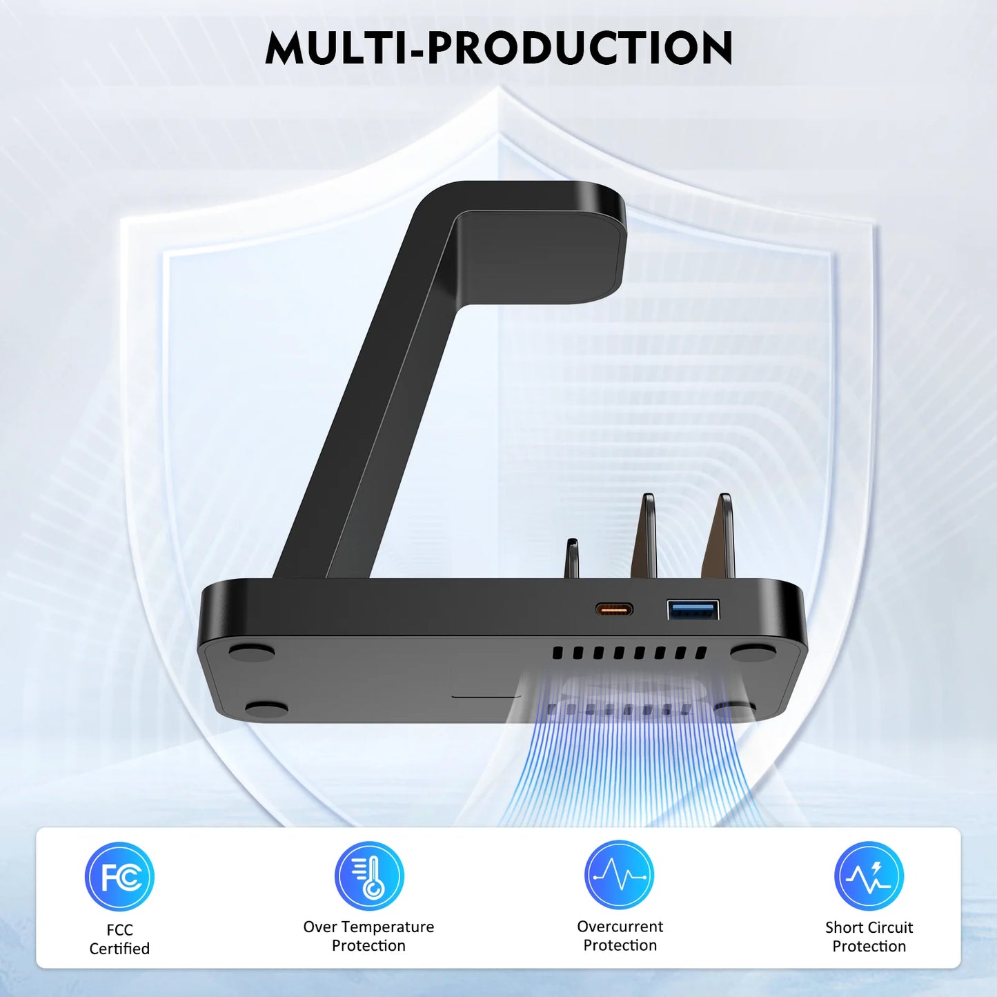 Wireless Charger for Iphone - 5 in 1 Charging Station for Multiple Devices Apple: 36W Fast Charging Dock Compatible for Iphone 17 16E 16 15 14 13 12 Pro Max Iwatch Samsung Tablets Ipad