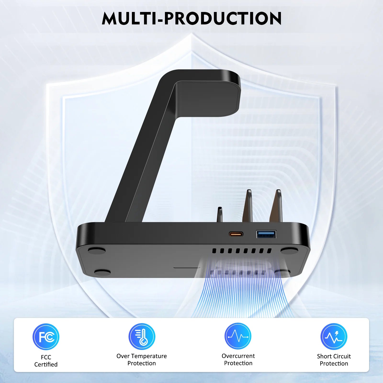 Wireless Charger for Iphone - 5 in 1 Charging Station for Multiple Devices Apple: 36W Fast Charging Dock Compatible for Iphone 17 16E 16 15 14 13 12 Pro Max Iwatch Samsung Tablets Ipad