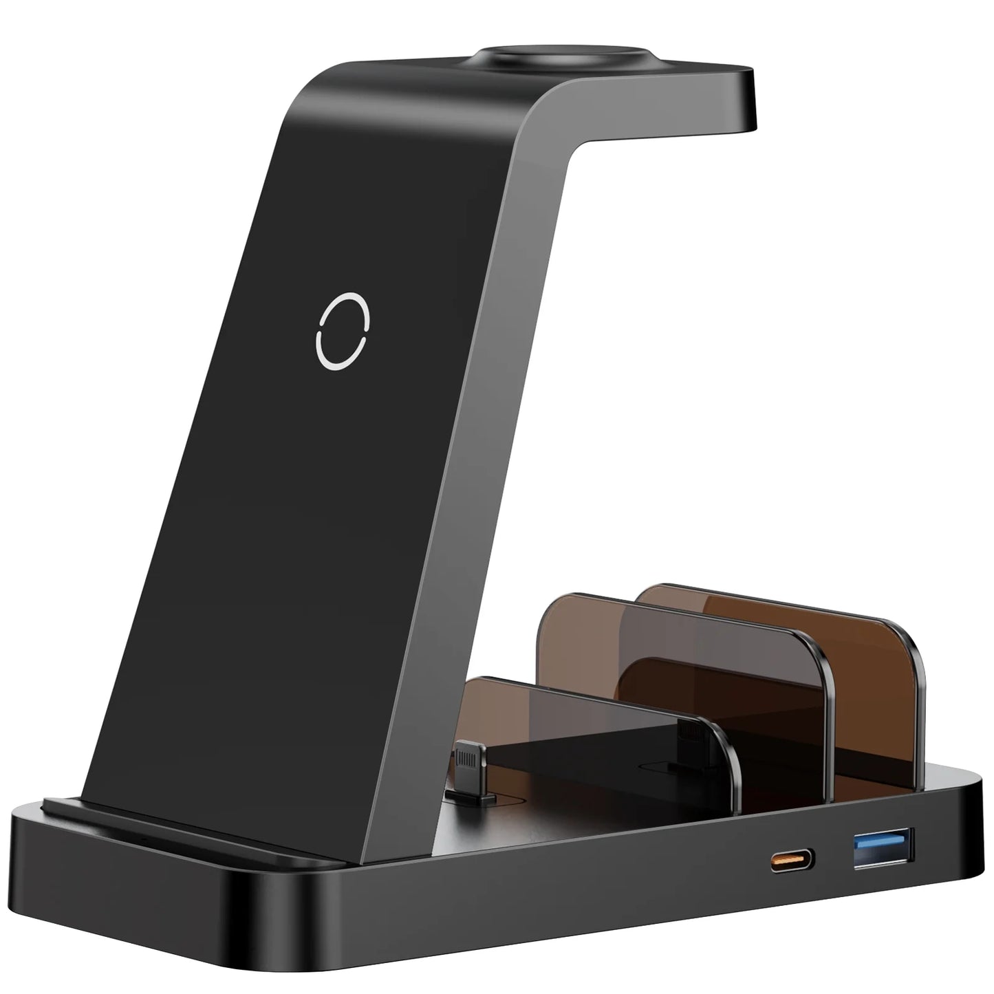 Wireless Charger for Iphone - 5 in 1 Charging Station for Multiple Devices Apple: 36W Fast Charging Dock Compatible for Iphone 17 16E 16 15 14 13 12 Pro Max Iwatch Samsung Tablets Ipad